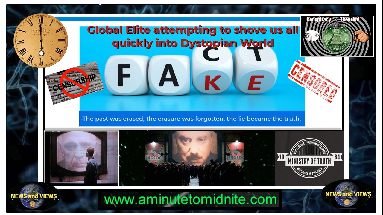 Global Elite Attempting to shove us all quickly into Dystopian World