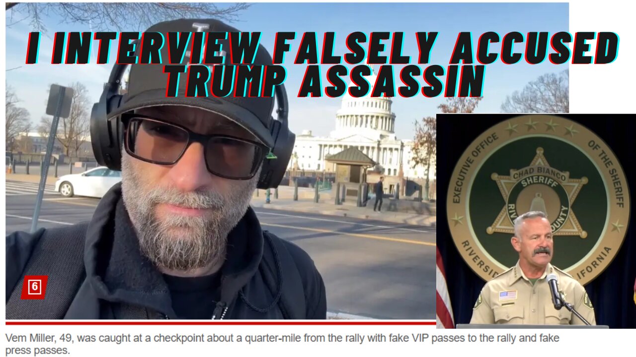 I Interview The Falsely Accused Trump Assassin - Vem Miller