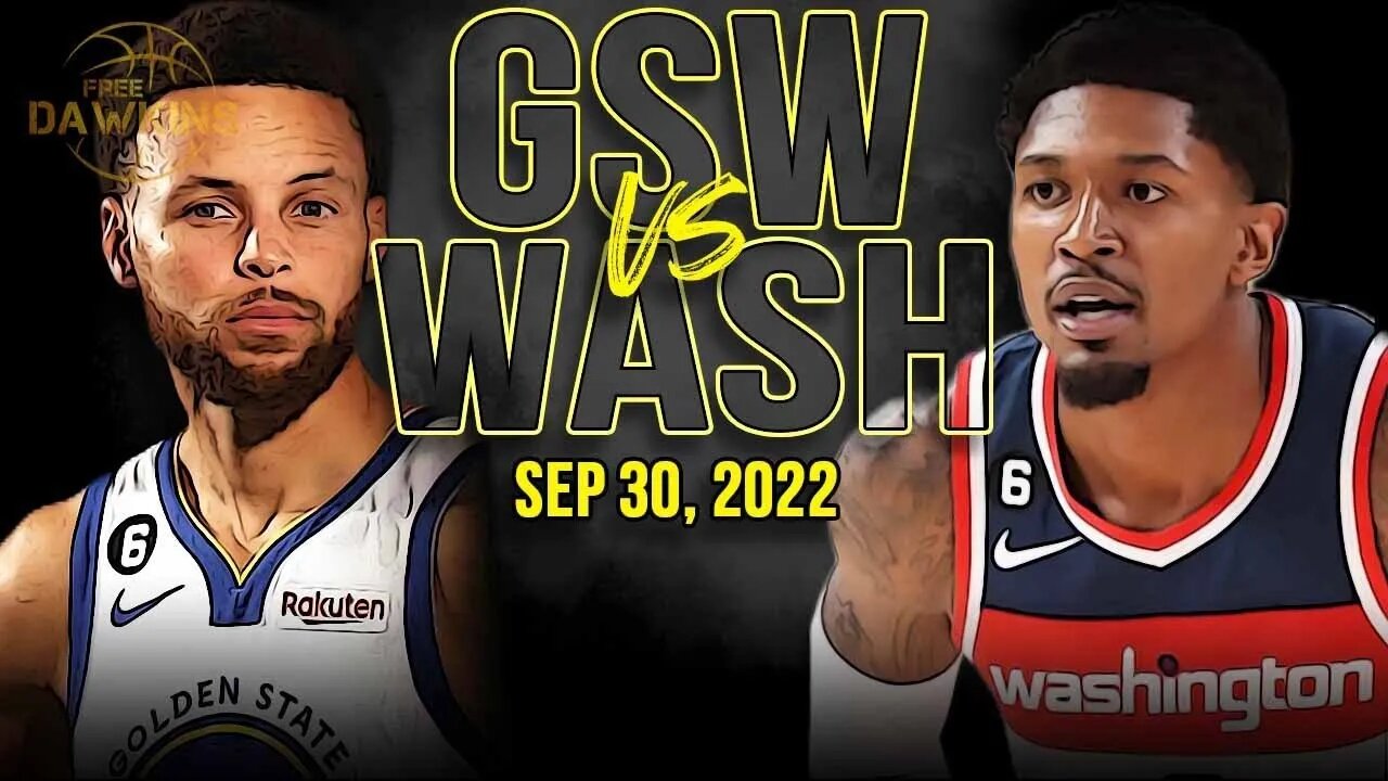 Golden State Warriors vs Washington Wizards Full Game Highlights Sep 30, 2022