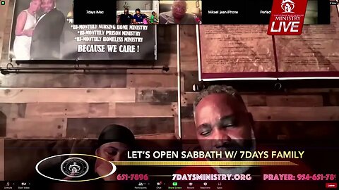 SAINTETÉ DU SABBAT|| OPENING SABBATH TOGETHER || 7-14-23 || ROSEMBERT FAMILY