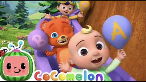 ABC Song with Balloons and Animals | CoComelon Nursery Rhymes & Animal Songs