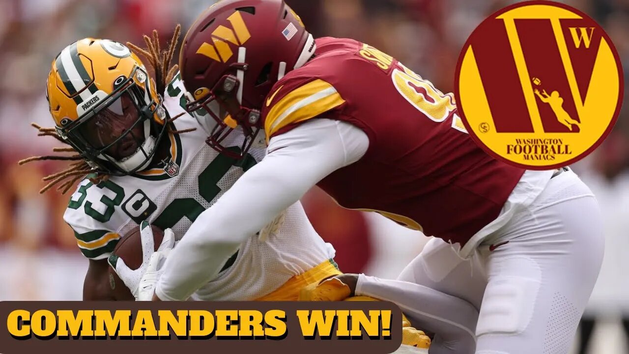 Washington Commanders Beat The Green Bay Packers To Improve To 3-4