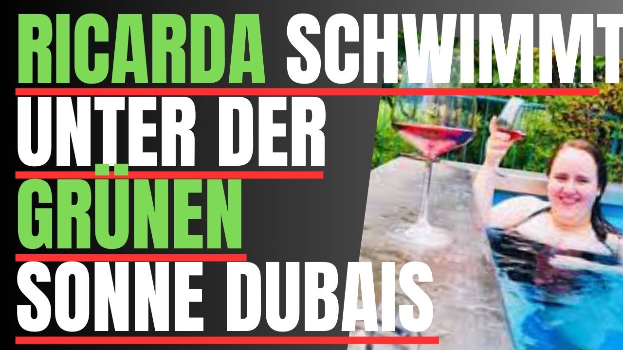 🟩🔥RICARDA LANG bekämpft Klimakrise in Dubai mit einem Glas Wein🔥