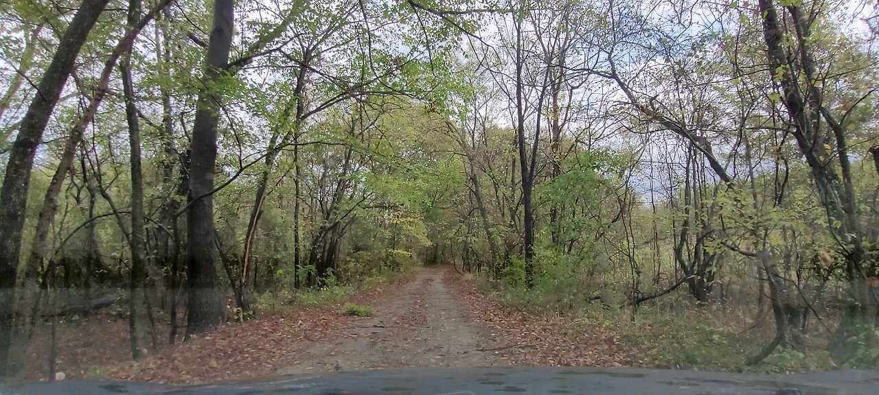 Abandoned Road in Okmulgee Oklahoma 11-04-2024