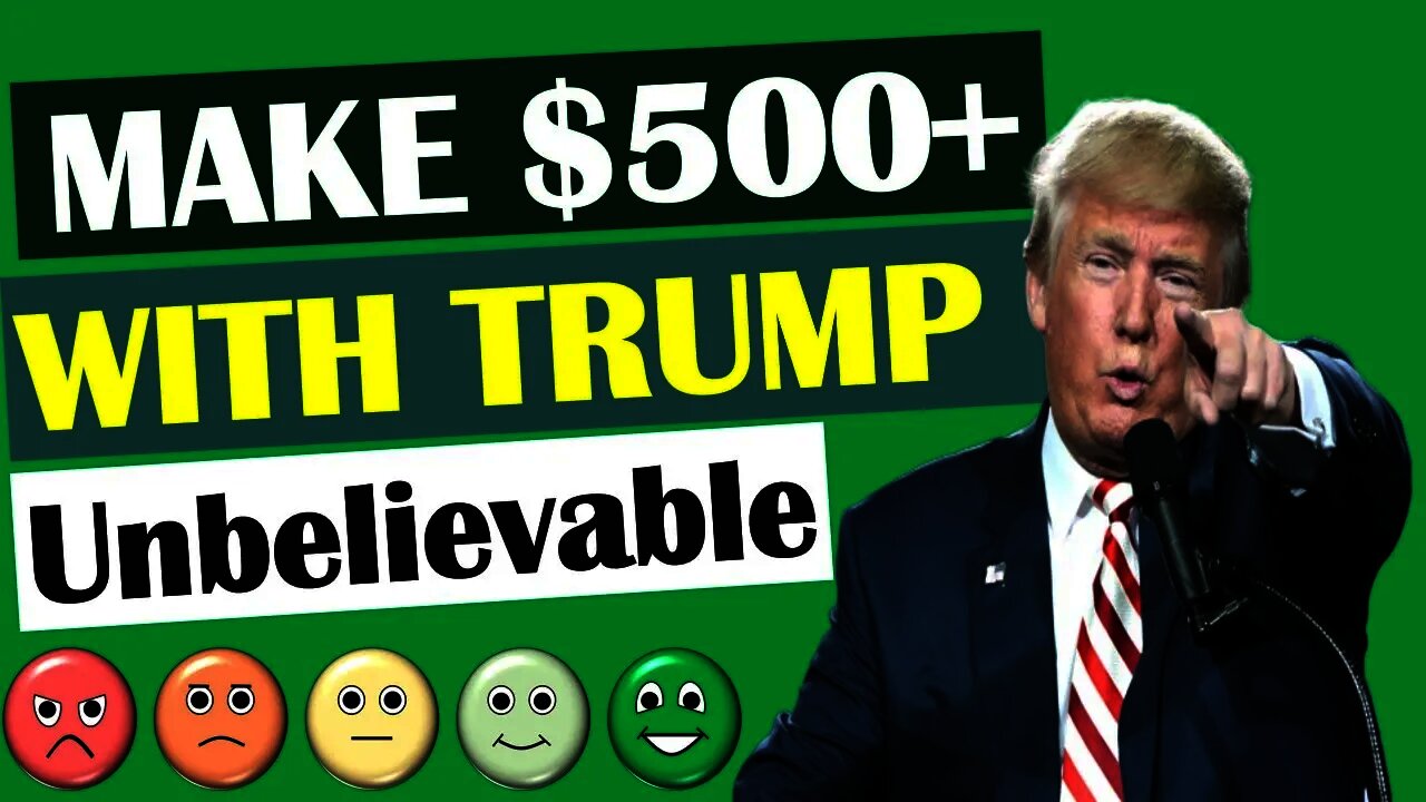 Make Money With Trump, Trump strategy, Work from home jobs, Part time job, Clickbank ☑️