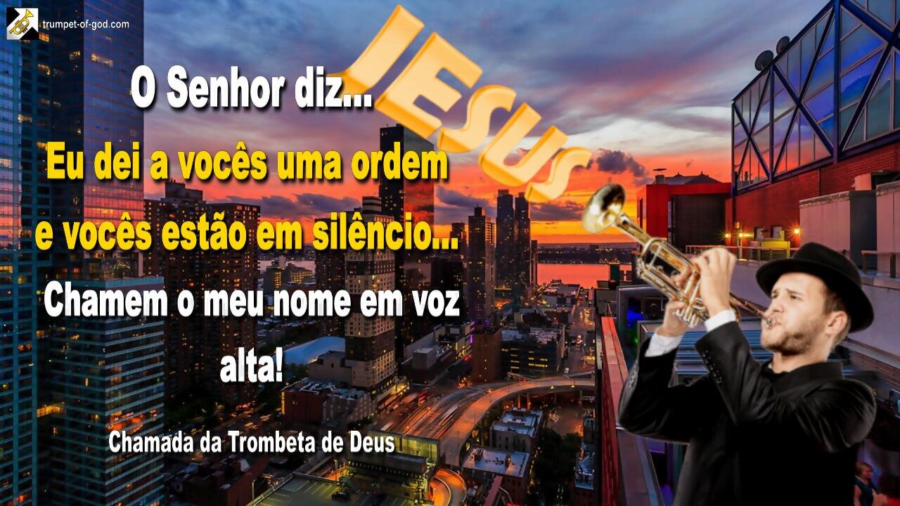 Eu dei a vocês uma ordem e vocês estão em silêncio 🎺 Chamem o meu nome em voz alta