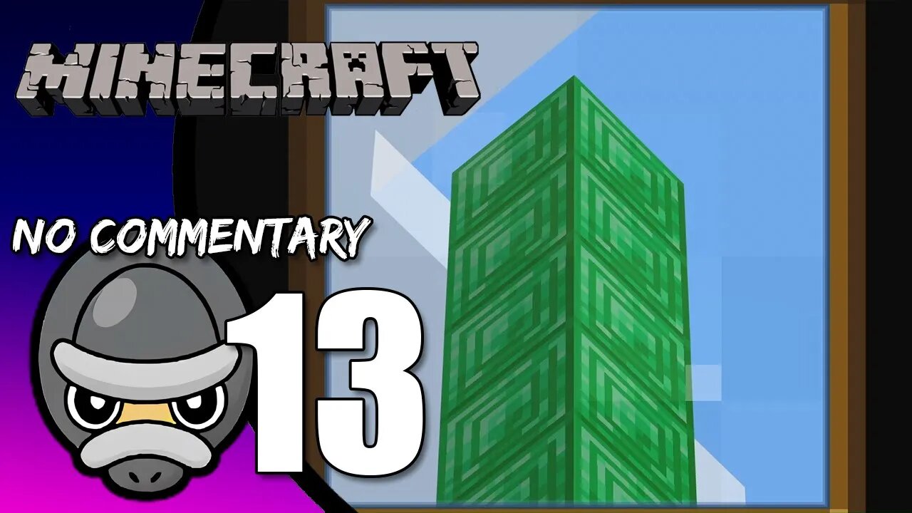 Part 13 // [No Commentary] Digging a Giant Hole in Minecraft - Xbox Series S Gameplay