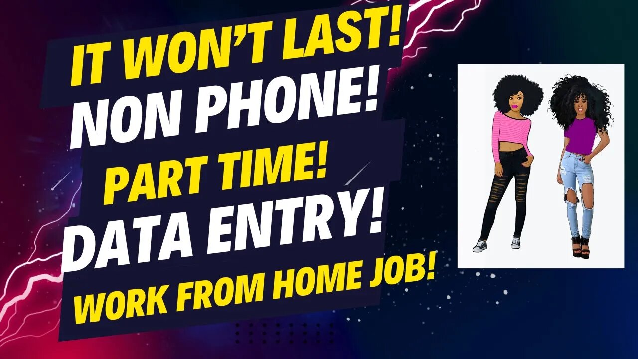 It Won't Last! Non Phone Work From Home Job Part Time Data Entry Job #wfh #wfhjobs WFH Jobs 2023