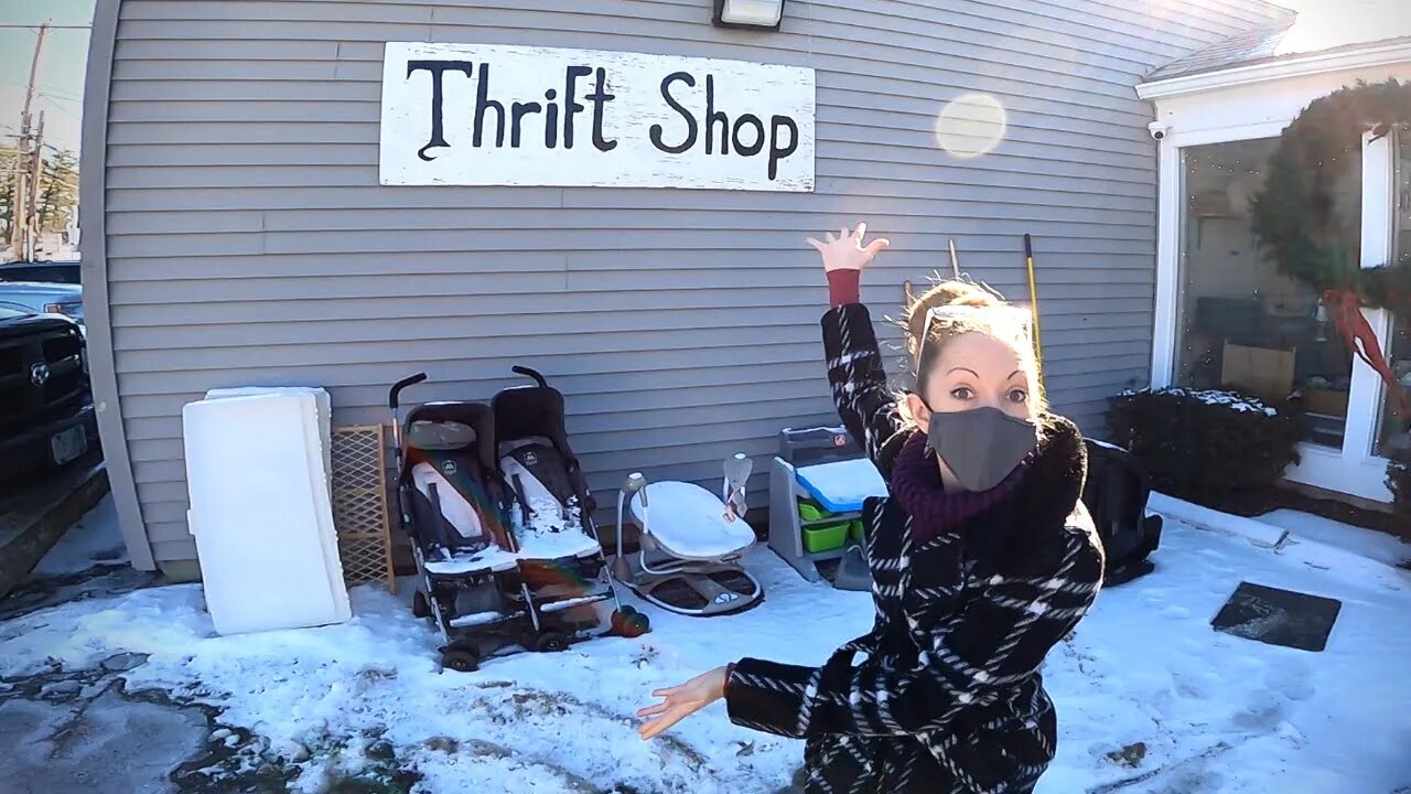 SHE'S GLAD WE WENT TO THIS THRIFT STORE!