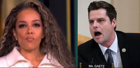 Sonny Hostin Of The View Made An Oopsie & Gives Legal Note Stating That Matt Gaetz Did Nothing Wrong