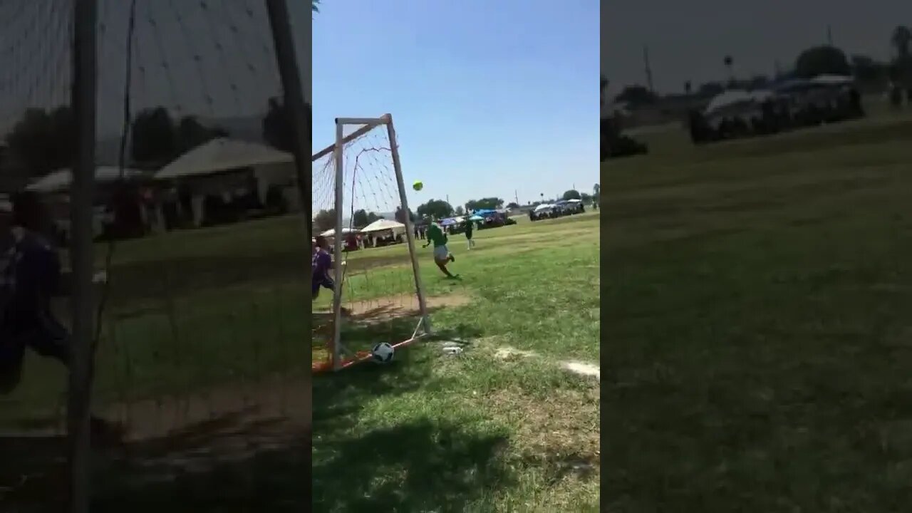 Soccer Player Runs Through Goal! #MegaFails #Shorts