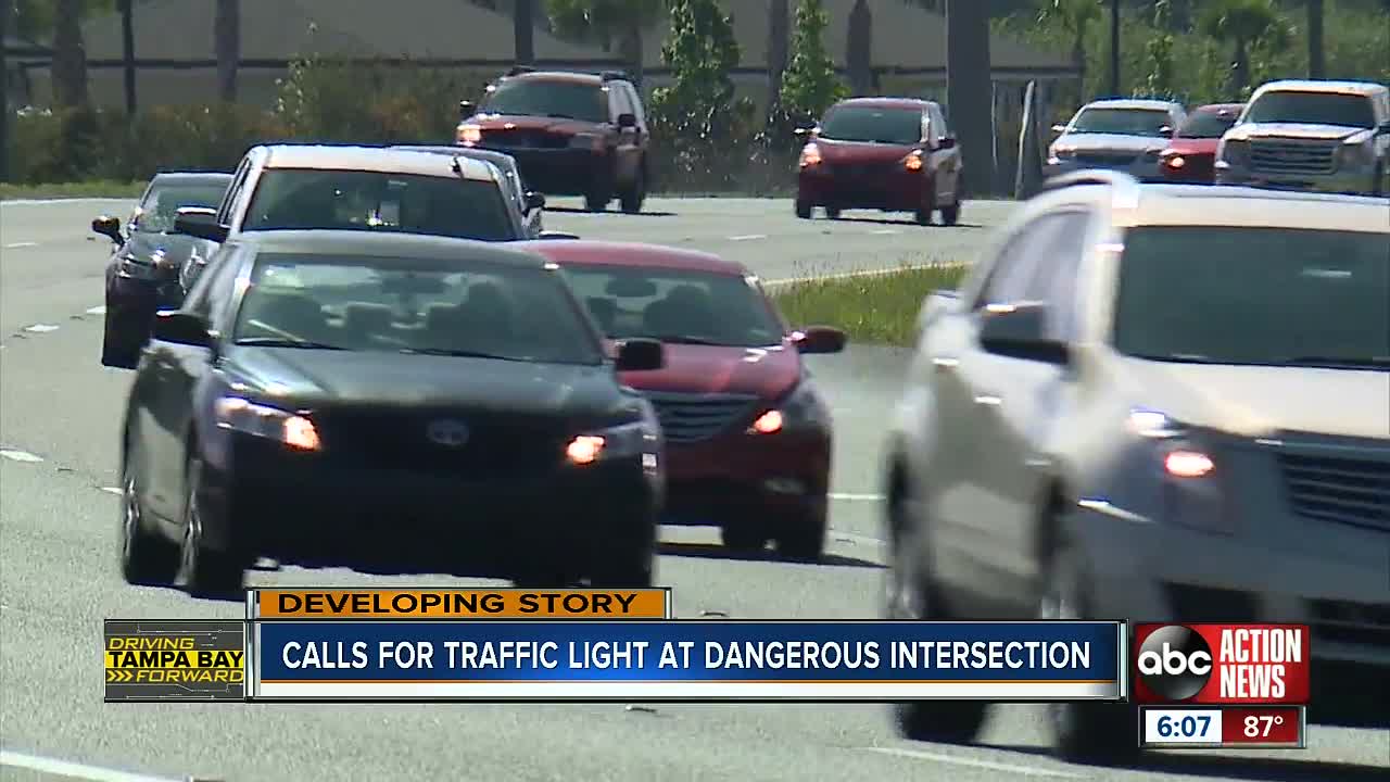 Worried residents push for traffic light at dangerous SR 54 intersection