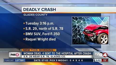 Deadly crash in Glades County