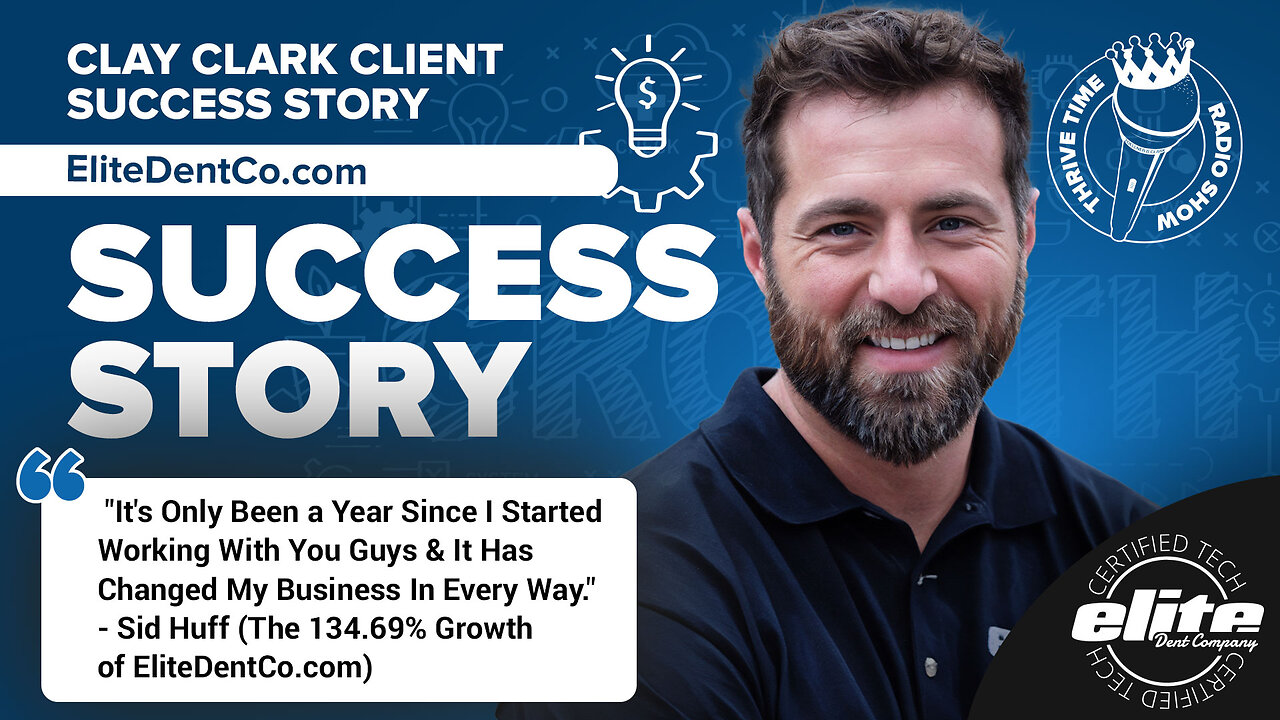 Entrepreneur Podcasts | "It's Only Been a Year Since I Started Working With You Guys & It Has Changed My Business In Every Way." - Sid Huff (The 134.69% Growth of EliteDentCo.com)