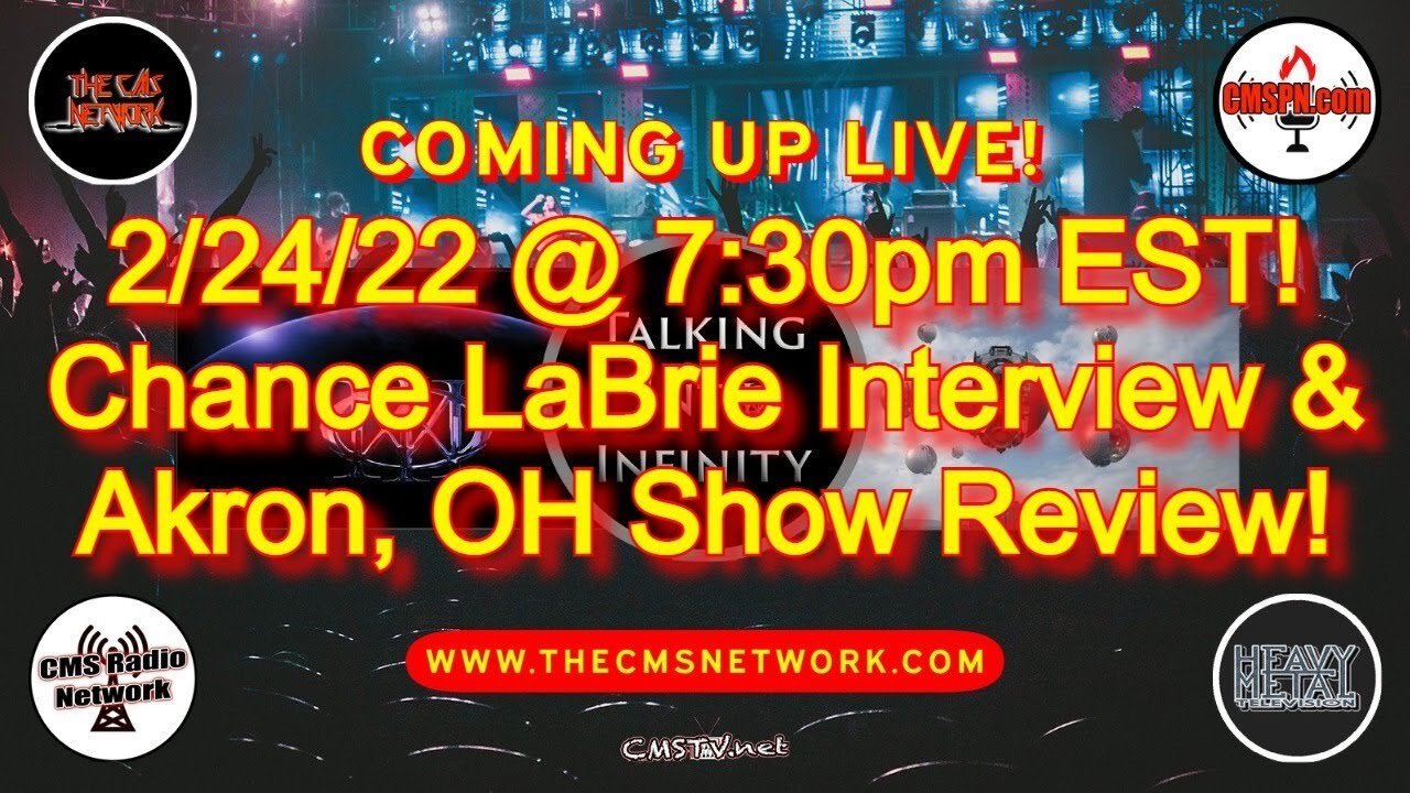 Talking Into Infinity – Episode 30 – Chance LaBrie Interview and World Tour - Akron, OH Show Review!