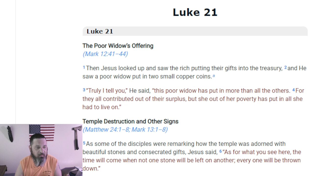 Lessons From the Book- Luke 21-22