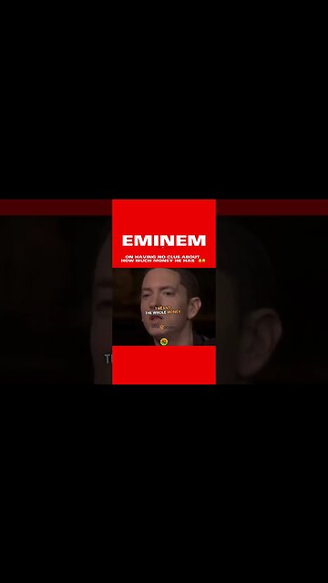 “The money thing was new to me, I had to ask my manager if I could afford a Rolex” #eminem #shorts