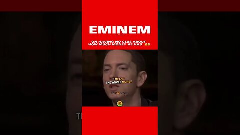“The money thing was new to me, I had to ask my manager if I could afford a Rolex” #eminem #shorts
