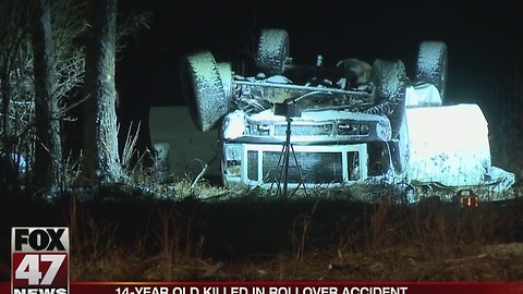 Teen killed in rollover crash Saturday night