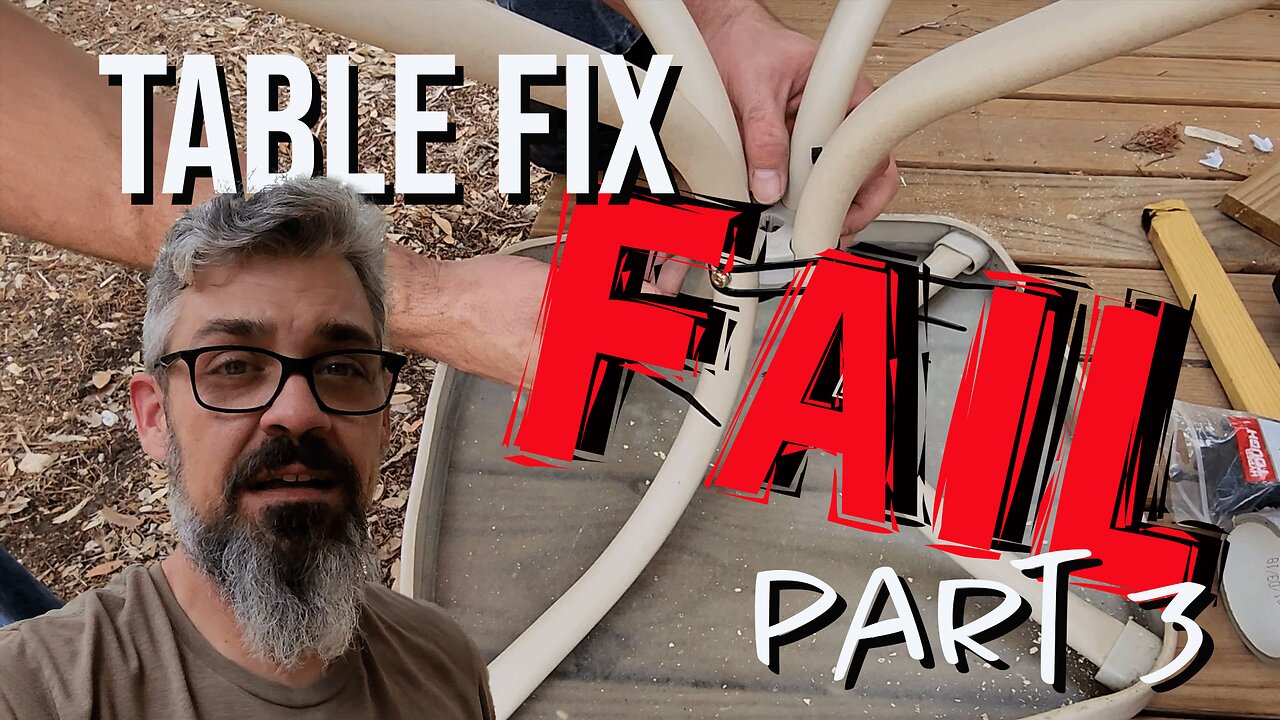 Table Fix FAIL Part 3 | Cable ties and Duct tape