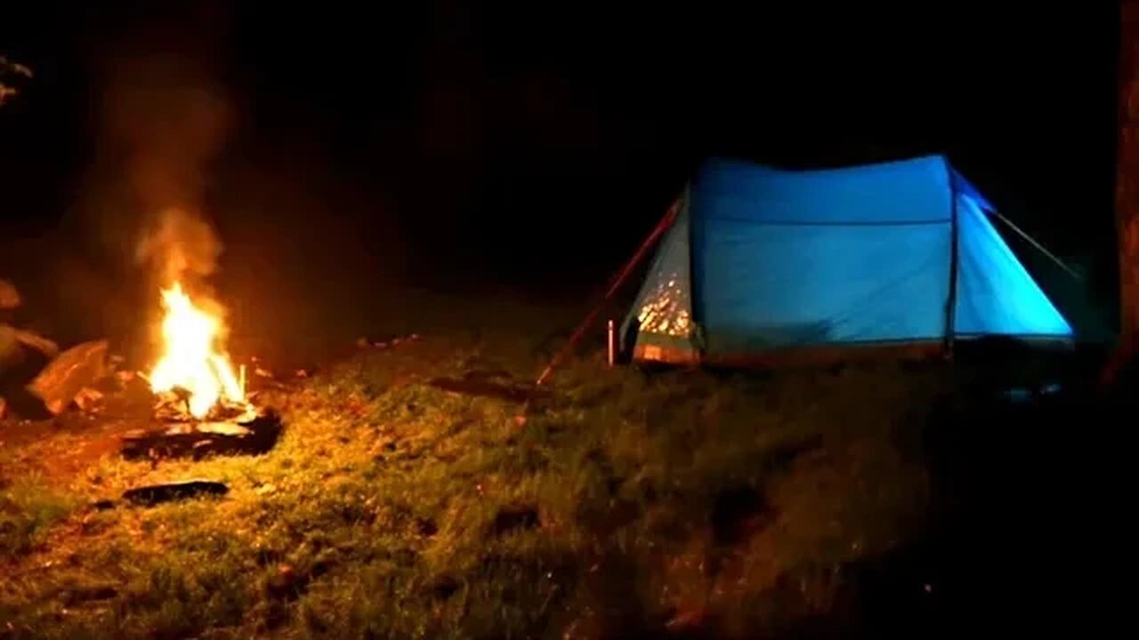 Camping 🏕️My First Time In The Welsh Outbacks The Weather Took a Bad Turn!