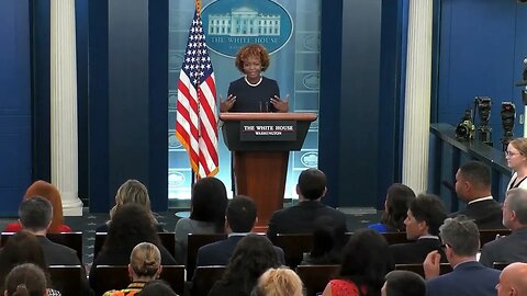 Karine Jean-Pierre Opens Her Press Briefing: "Wait, Nobody Likes My Outfit?"