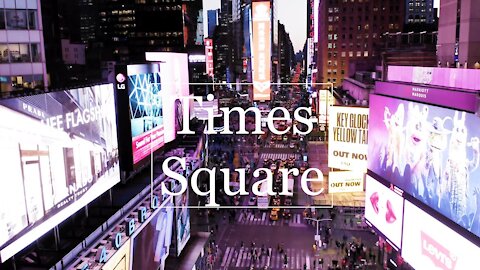 Times Square Drone