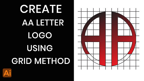 How to Create Letter Logo in Adobe illustrator