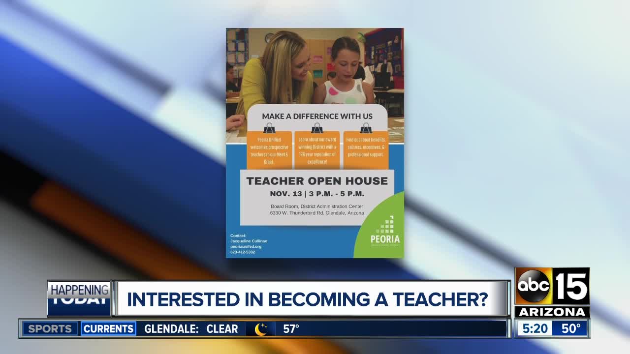 Peoria holding informational session for those interested in teaching