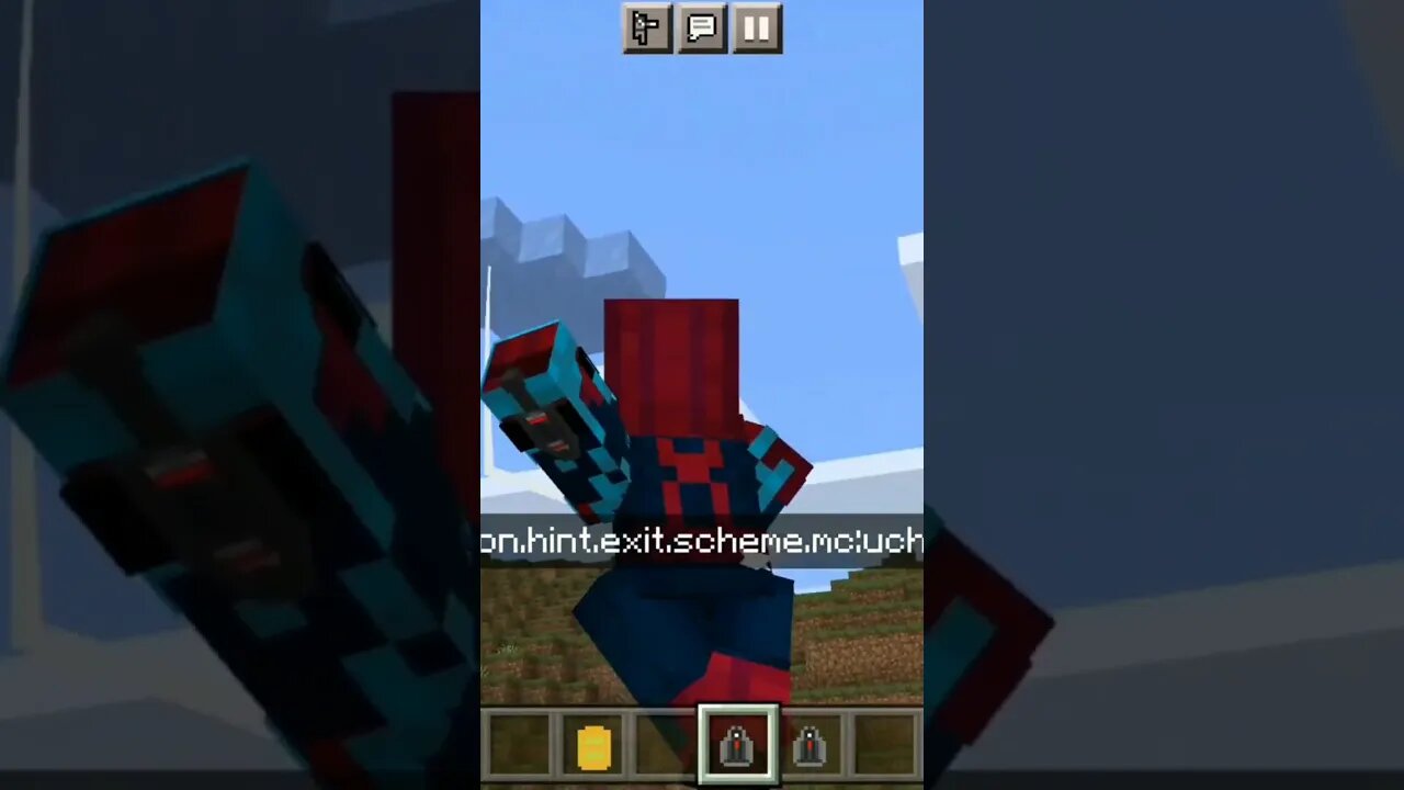 homem aranha no universo do minecraft!!!!!🤯🤯🤯 #viral #minecraft #viral #shorts