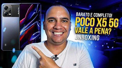 POCO X5 5G, com SNAPDRAGON 695 e TELA AMOLED! Unboxing e Impressões *xiaomi barato*