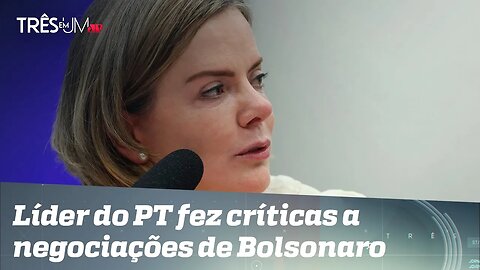 Gleisi diz ser favorável à interrupção da venda de ativos da Petrobras