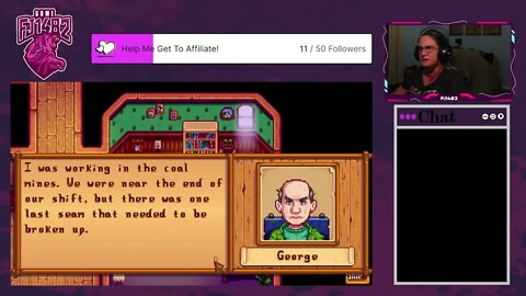 Stardew Valley George's 6th Heart Event