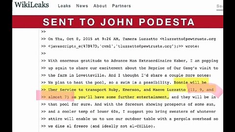 PODESTA CLINTON'S AND 🍕 GATE