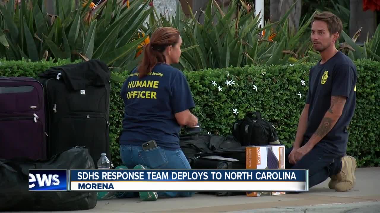 San Diego Humane Society crews head to North Carolina