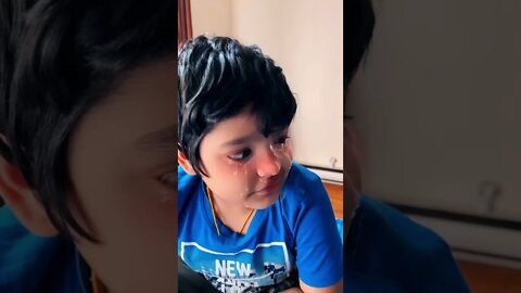 Saarthak crying