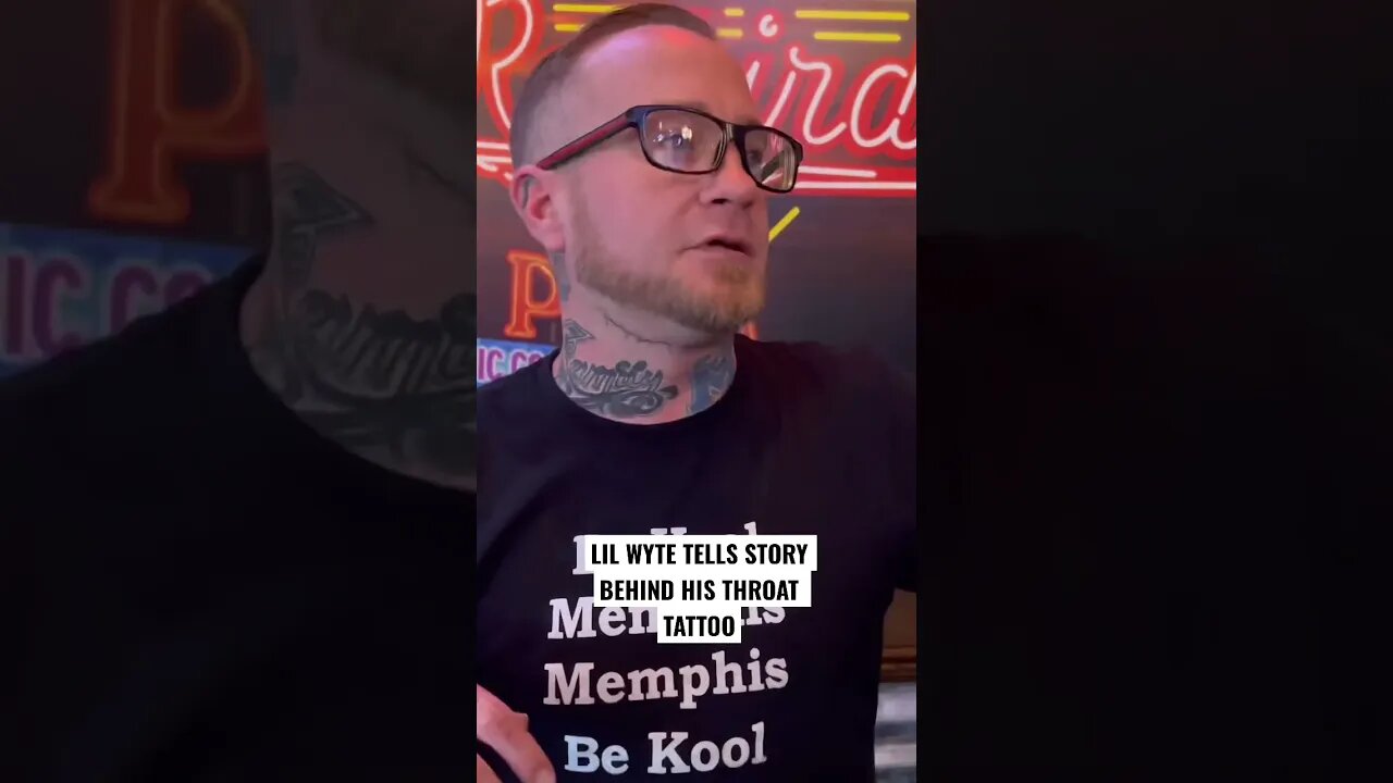 Lil Wyte Tells Story Behind His Throat Tattoo #lilwyte #three6mafia #chadarmestv #shorts