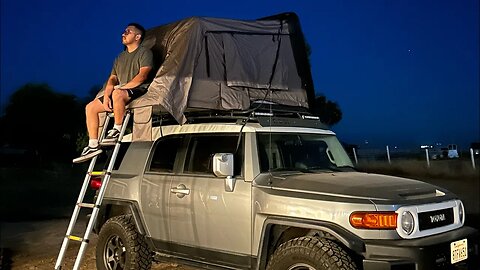 Campoint Roof Top Tent Install on Toyota FJ Cruiser