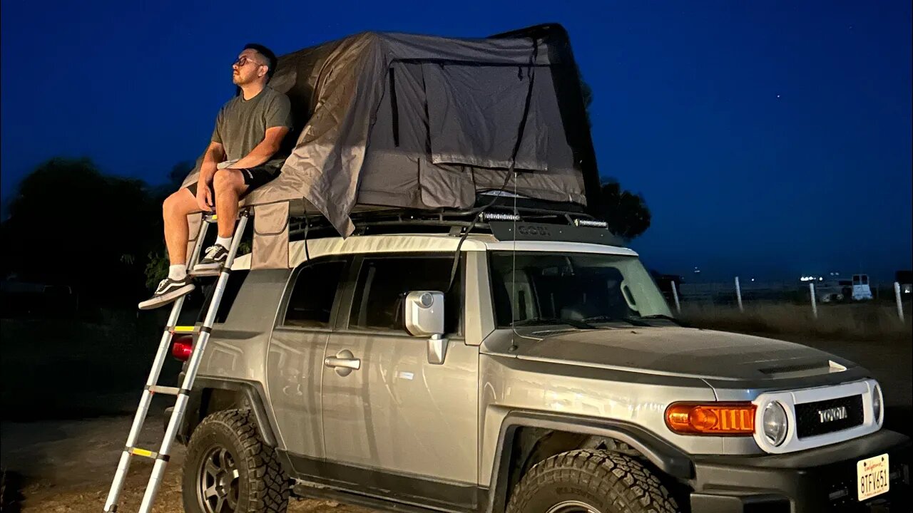 Campoint Roof Top Tent Install on Toyota FJ Cruiser