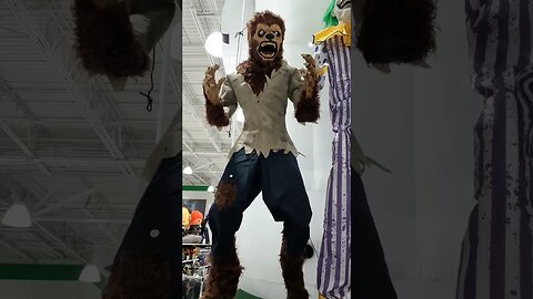 Menards 78" Snarling Werewolf Animatronic for Halloween 2023 #halloween #shorts #menards