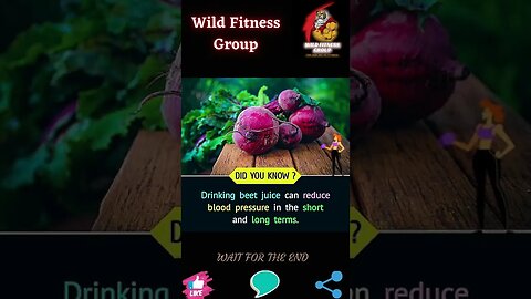 🔥Drink beet juice to reduce blood pressure🔥#shorts🔥#wildfitnessgroup🔥13 December 2022🔥