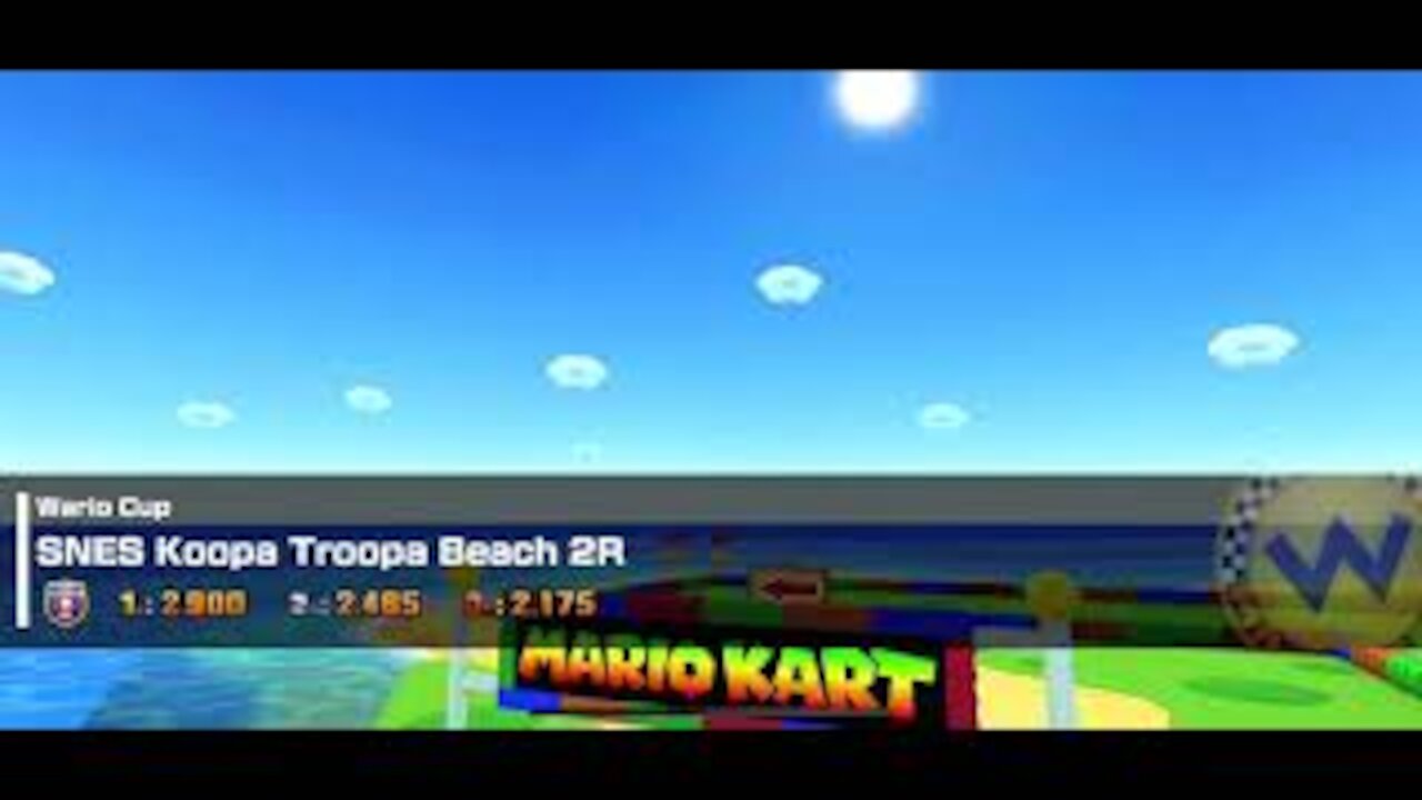 Mario Kart Tour - SNES Koopa Troopa Beach 2R Gameplay