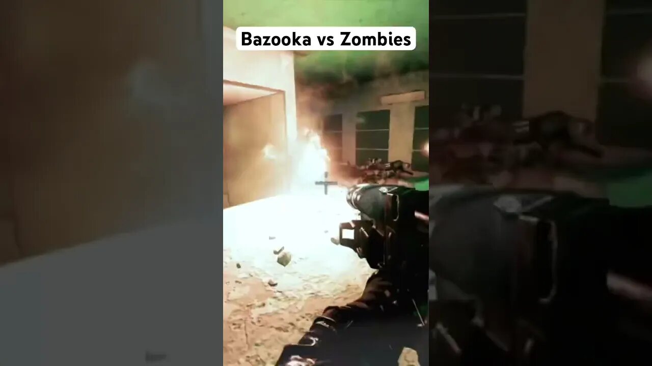 Bazooka vs Zombies #callofduty #firstpersonshooter #gaming #zombiesurvival