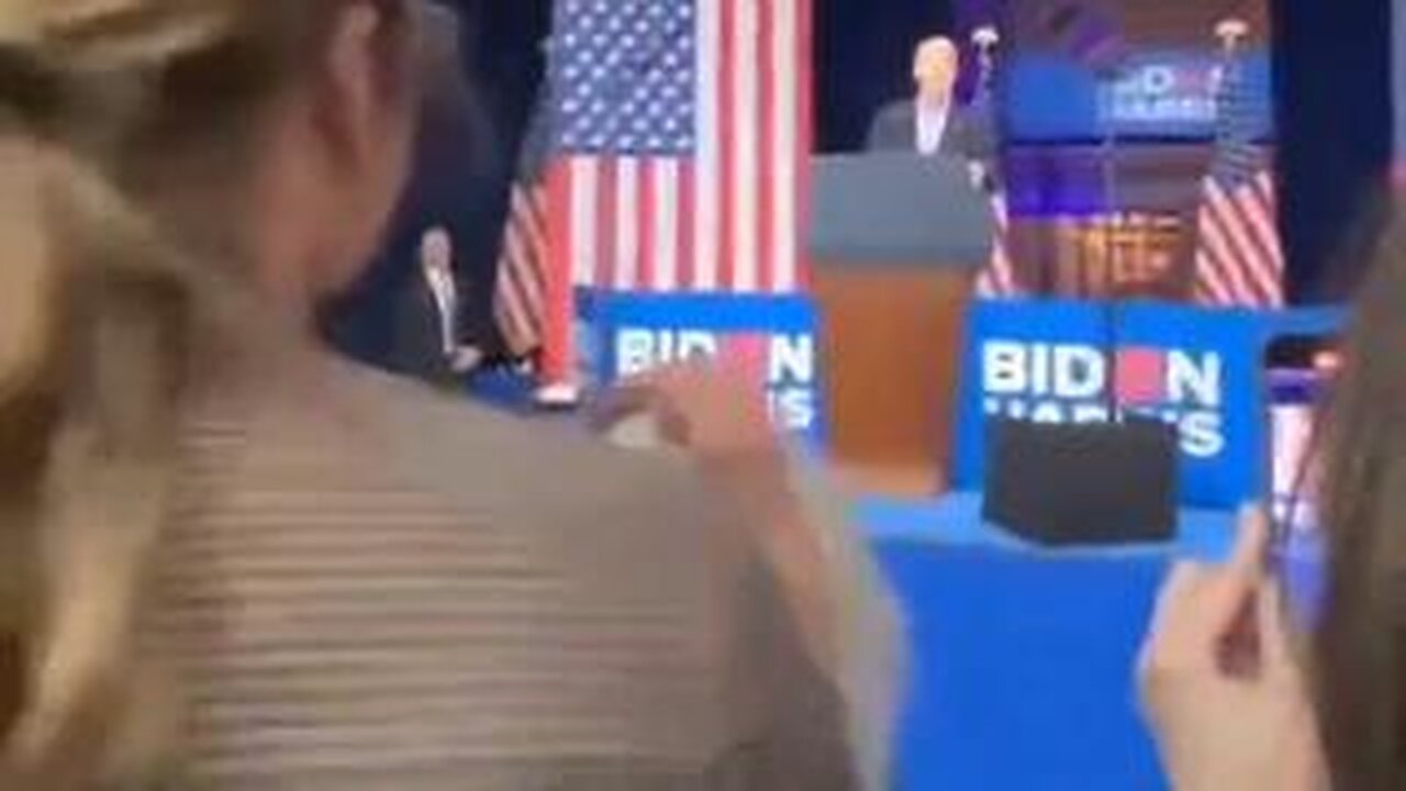 Joe Biden interrupted by activists during his campaign rally in Atlanta, GA.