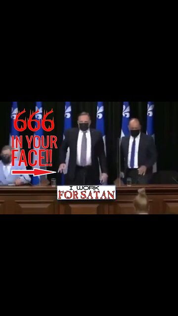 QUEBEC PREMIERE FRANCOIS LEGAULT FLAUNTS SATANIC 666 TO HIS MASONIC BROTHERS!