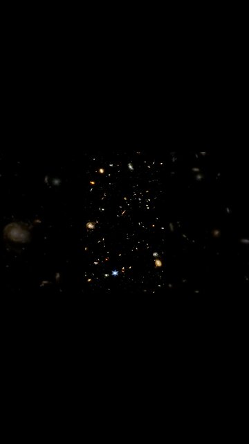 "North Ecliptic Pole Time Domain Field" Webb Space Telescope Crop 3 #science #galaxy #shorts