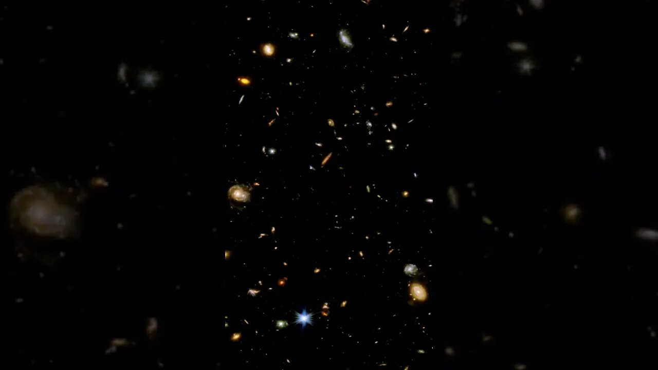 "North Ecliptic Pole Time Domain Field" Webb Space Telescope Crop 3 #science #galaxy #shorts