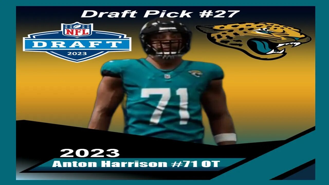 Madden 23 Anton Harrison NFL Draft 23 Creation