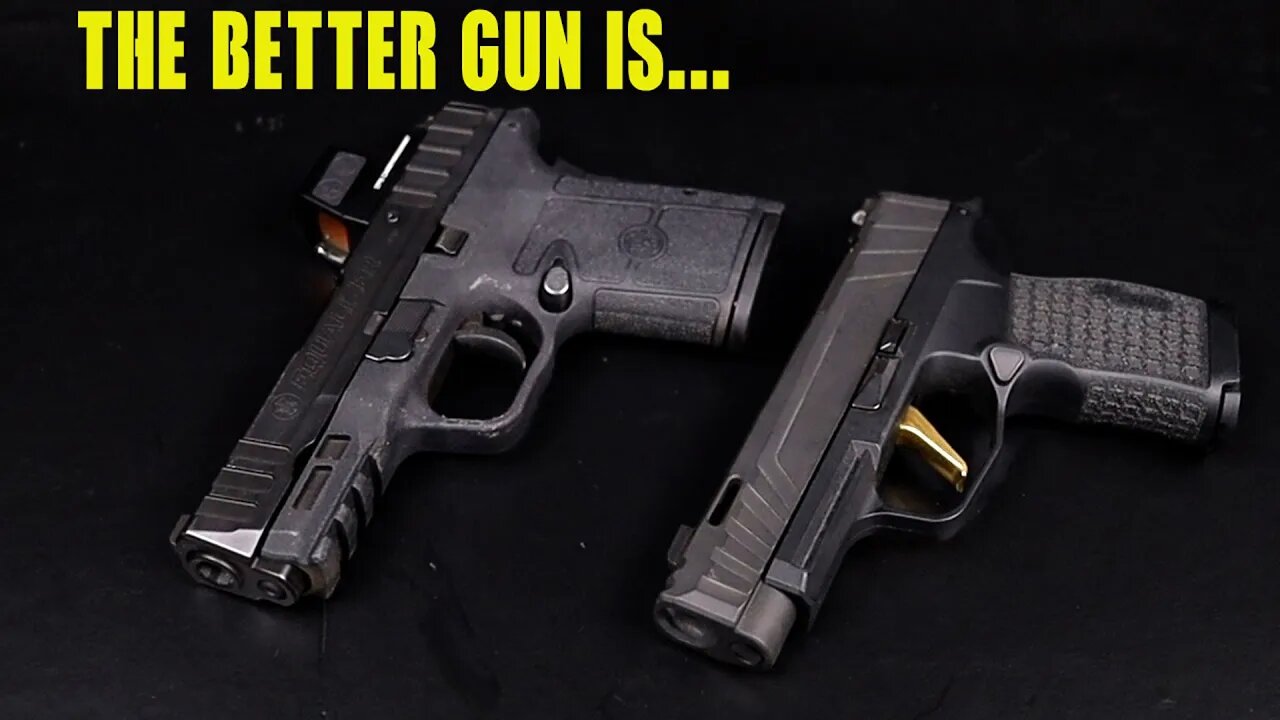 S&W Equalizer Vs Sig Spectre Comp! There Is A Clear Winner