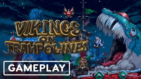 Vikings on Trampolines - Official Extended Gameplay Demo | gamescom 2022